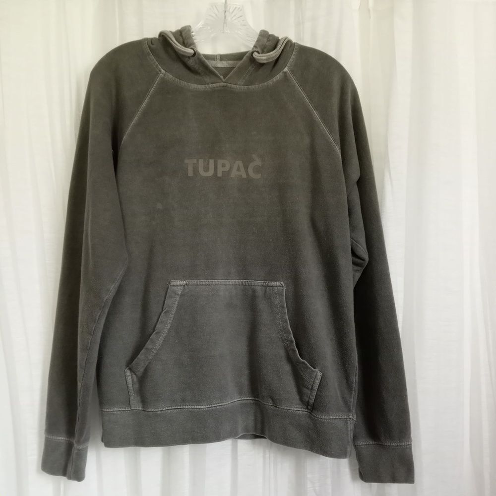 Vintage Tupac Shakur Graphic Hoodie 1995 Me Against World SZ S Street Sweatshirt